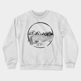 Laos mountains Crewneck Sweatshirt